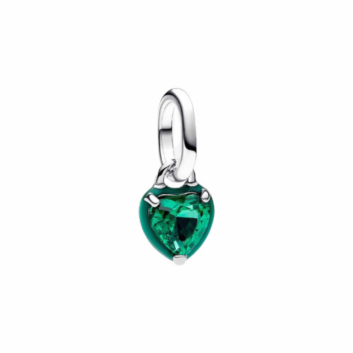 Mini Charm Pandora Colgante Chakra Corazón Verde 793042C03