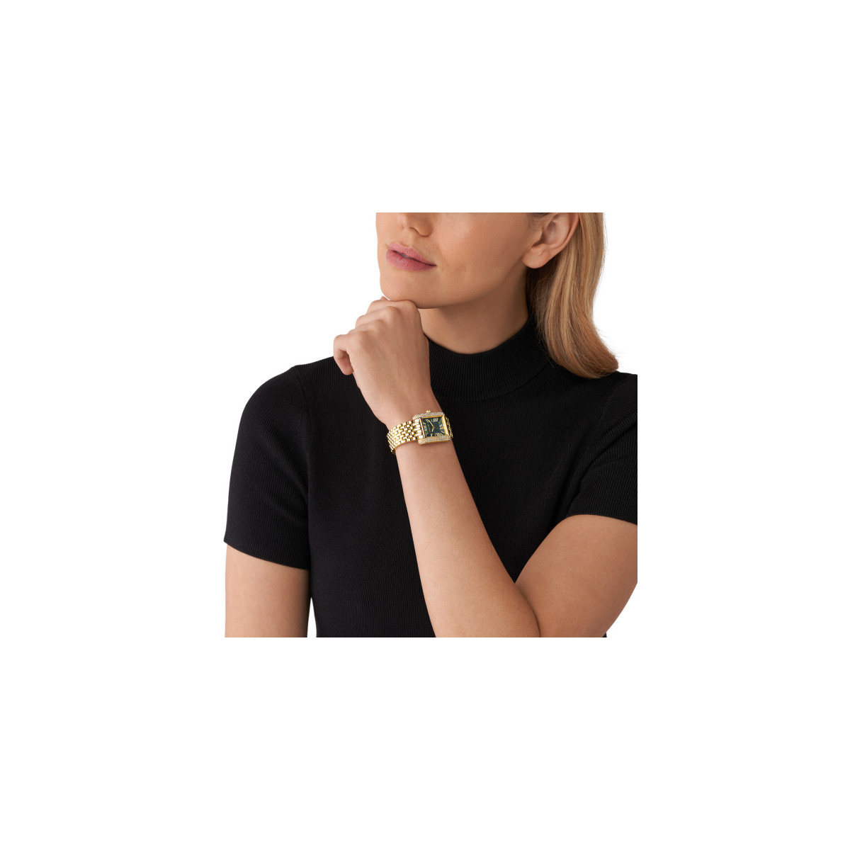 Reloj Michael Kors Emery - Dorado y Verde MK4742