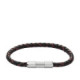 Pulsera Fossil Machine · Cuero Marrón JF04918040
