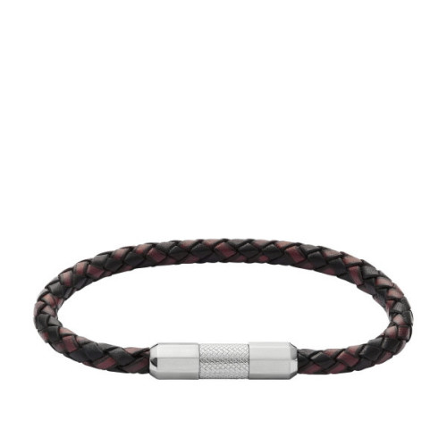 Pulsera Fossil Machine · Cuero Marrón JF04918040