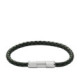 Pulsera Fossil Machine · Cuero Verde JF04919040