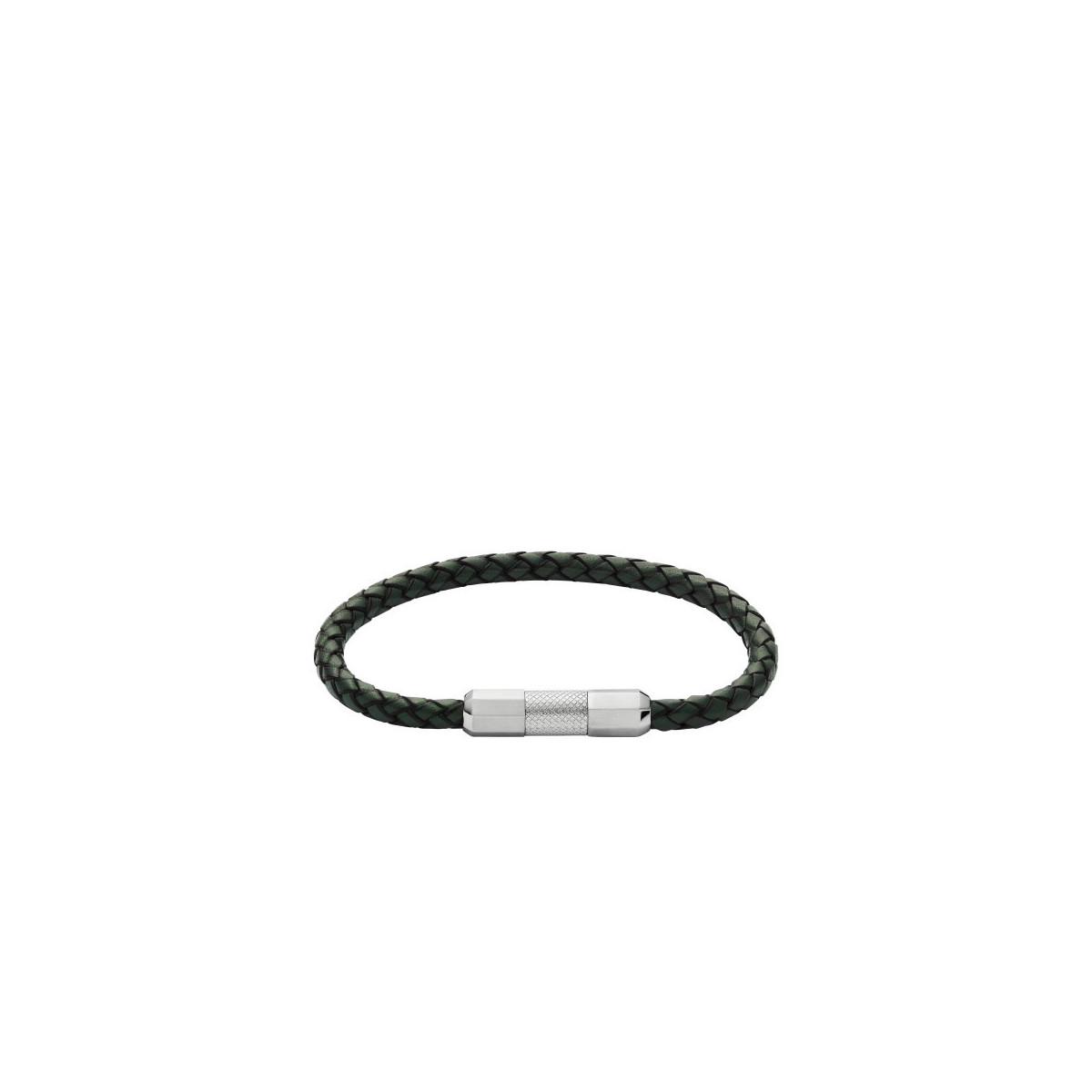 Pulsera Fossil Machine · Cuero Verde JF04919040