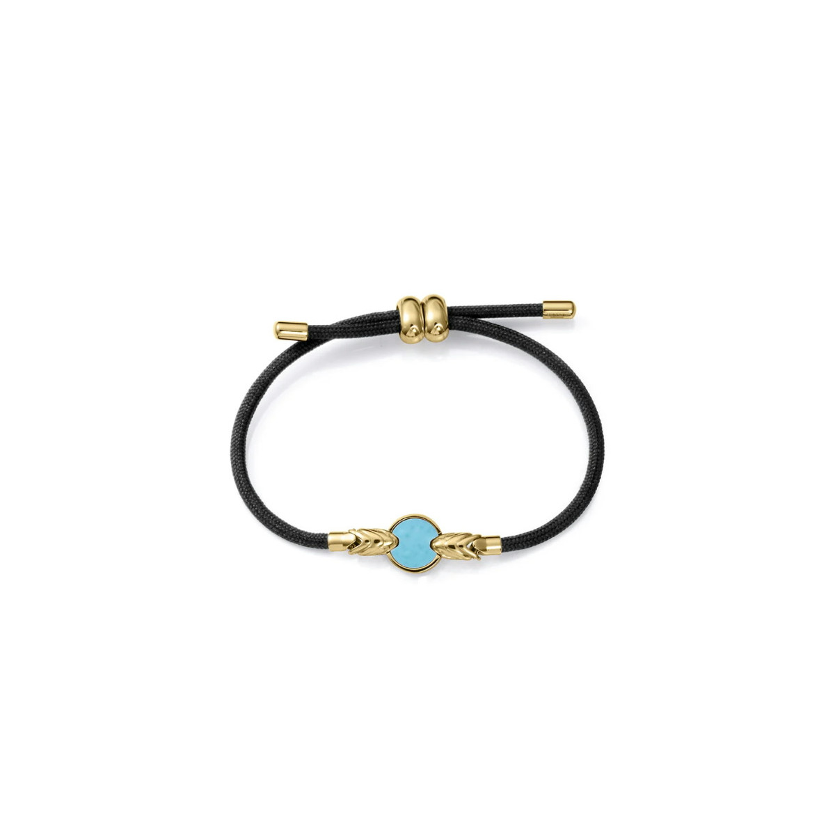 Pulsera Viceroy cordón negro con placa reversible 15190P01012