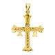18K CRUZ DE COVADONGA ORO AMARILLO 39X30 MM