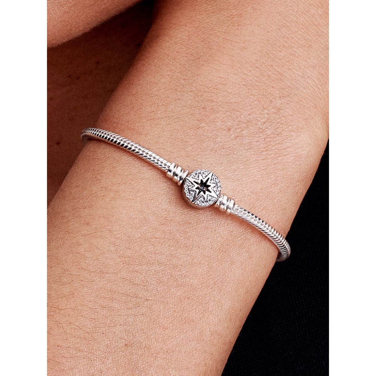 Pulsera Pandora con Estrella Recortada y Pavé - 593584C01