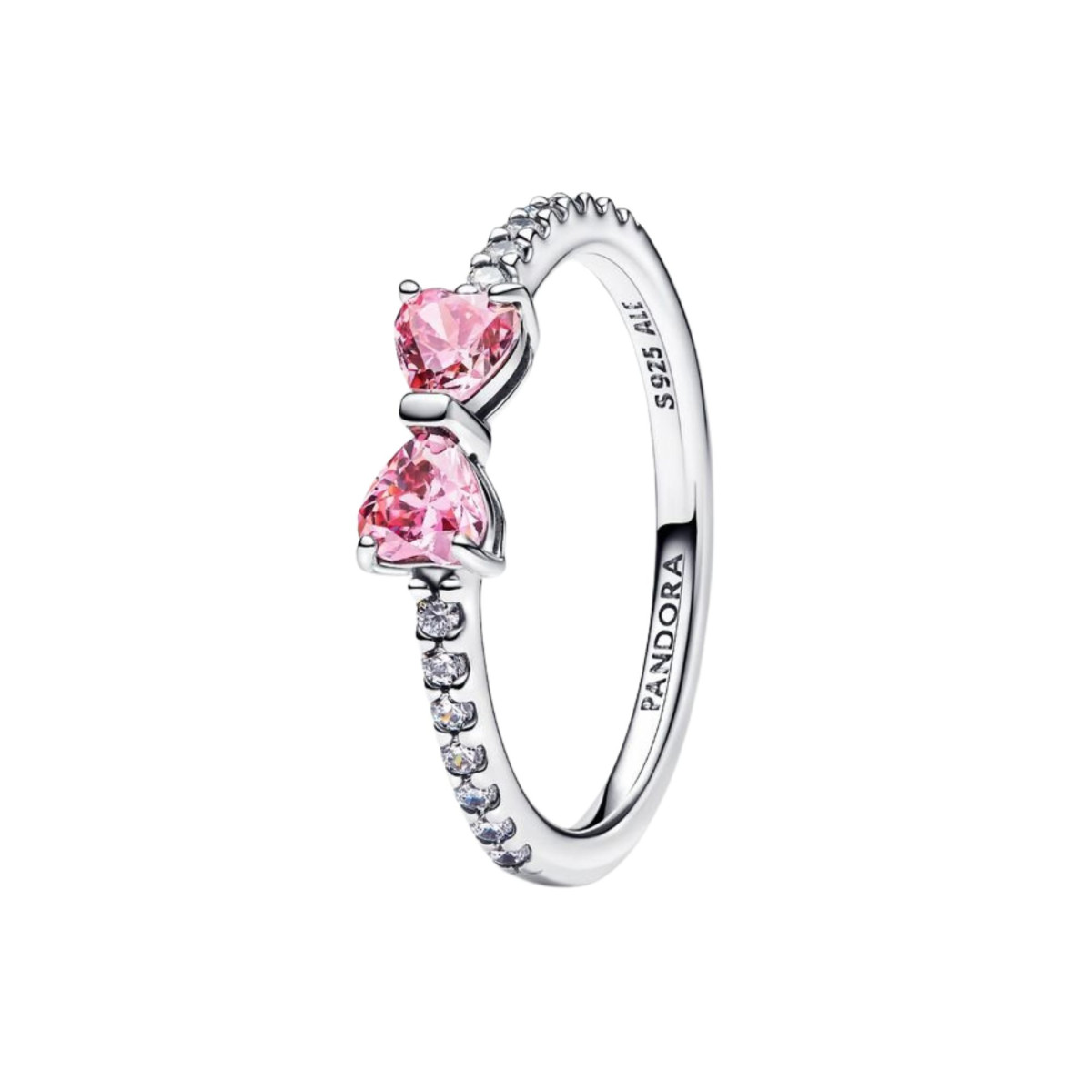 Anillo Pandora Lazo Rosa Brillante - 193510C01