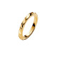 Anillo Pandora  Banda Ondulada. Recubrimiento en oro de 14k - 163885C00