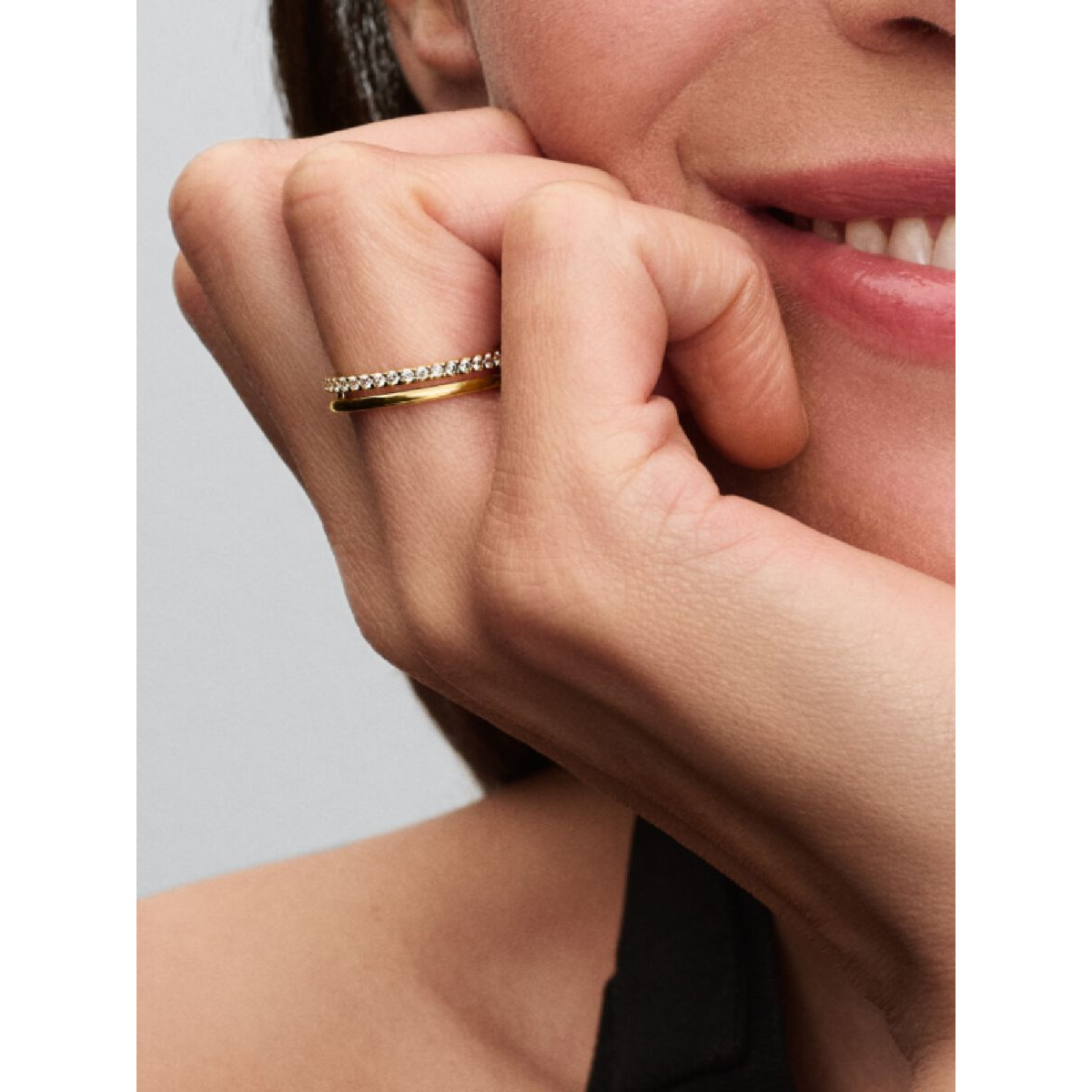 Anillo Pandora Doble Banda - 163799C01