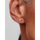Pendientes Pandora Lazo Rosa Brillante 293505C01