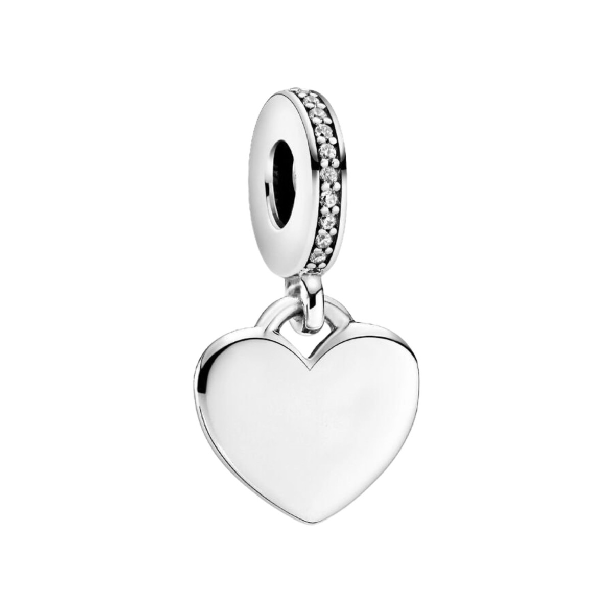 Charm Pandora Colgante Corazón Grabable. Plata 798761C01