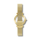 Fossil Reloj Carlie Mujer Quartz Acero Inoxidable 28 mm Dorado ES5462