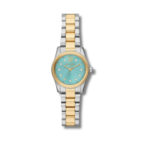 Michael Kors Reloj Lexington Mujer Quartz Acero Inoxidable 26 mm Bicolor Plata y Dorado MK7579