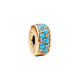 Charm Pandora de Clip Azul Agua 763902C01