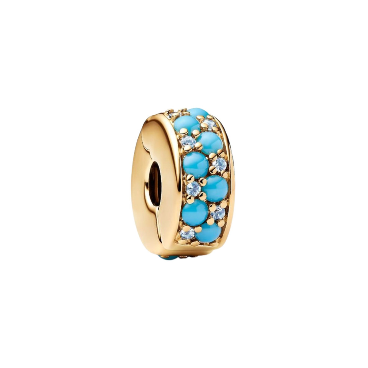 Charm Pandora de Clip Azul Agua 763902C01