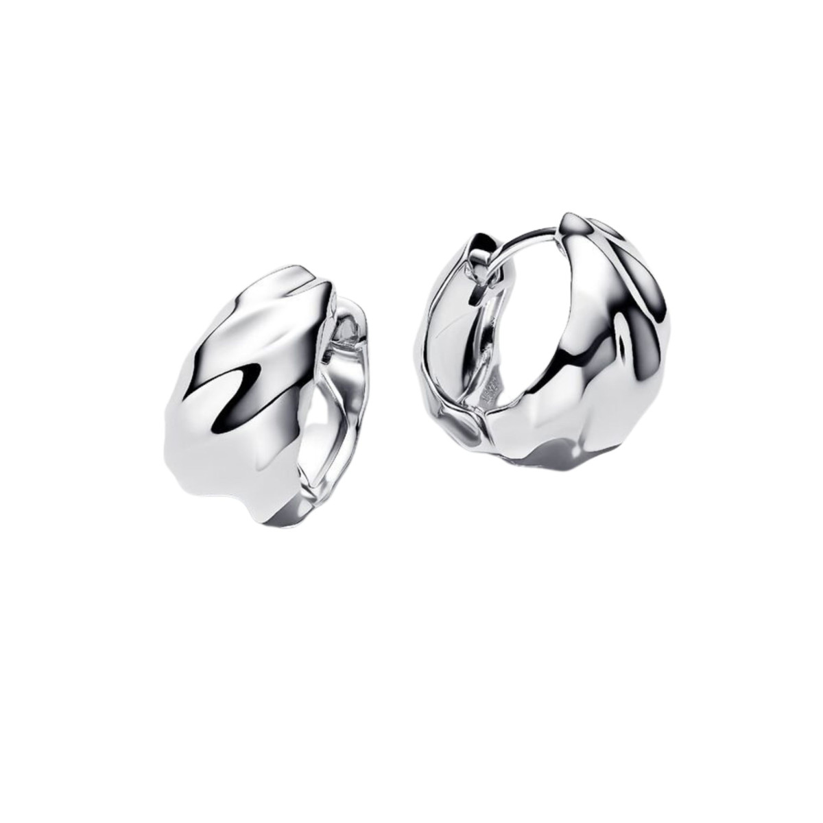 Pendientes Pandora de Aro Pequeños Ondulados 293874C00