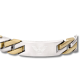 Emporio Armani Pulsera de Acero Inoxidable Estilo ID Bicolor EGS3314040