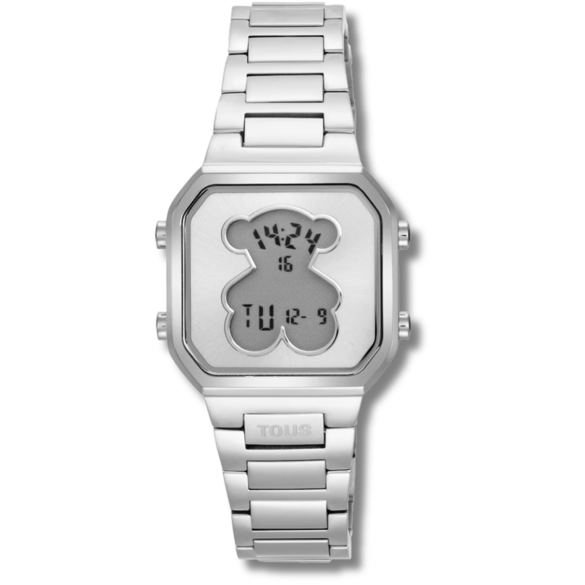 Tous Reloj Digital D-Bear Mini Mujer Acero Inoxidable 27 x 34,5 mm Plata 3000148400