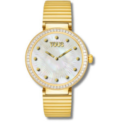 Tous Smartwatch S-Connect Mujer Acero Inoxidable 36,5 mm Dorado con Zirconias 3000149600