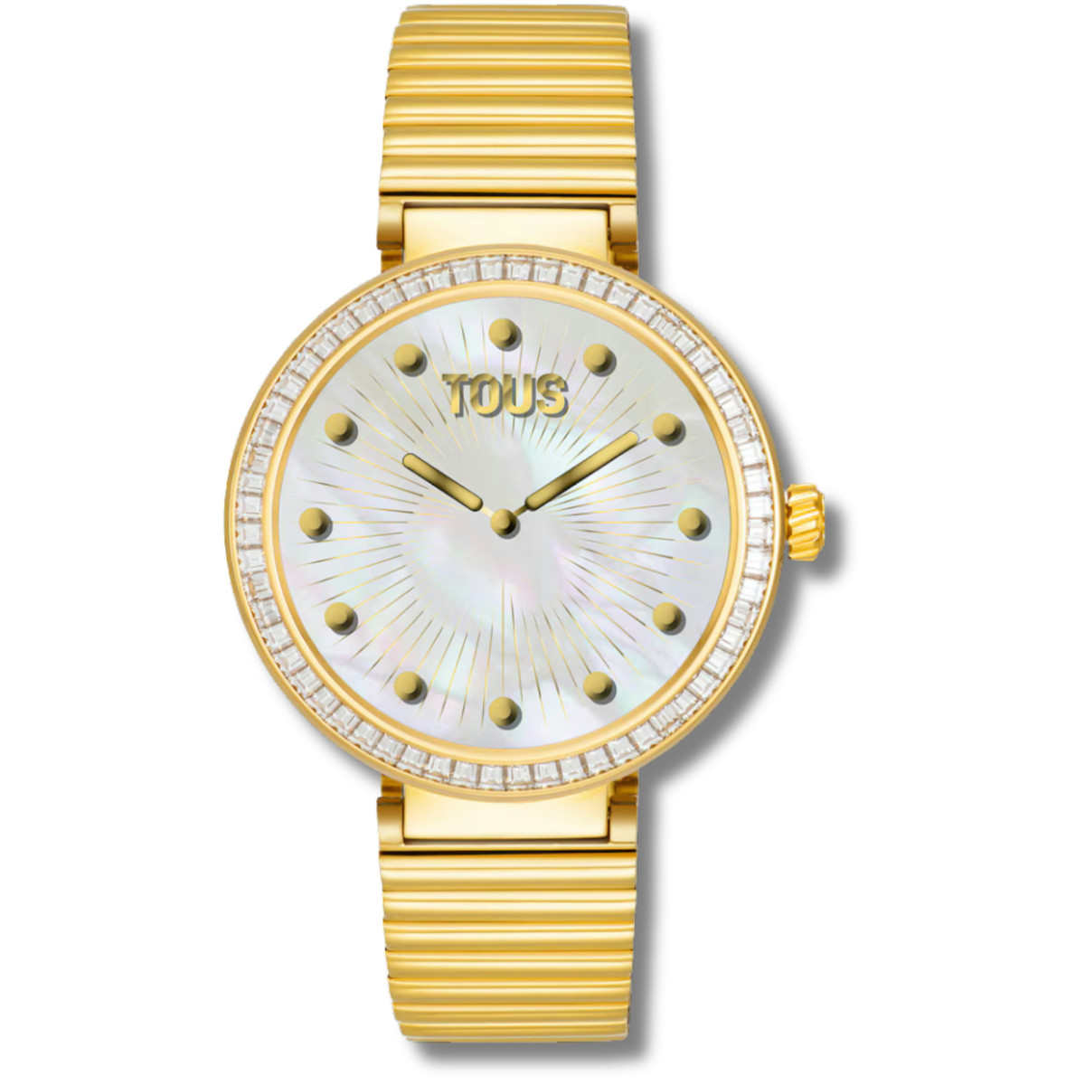 Tous Smartwatch S-Connect Mujer Acero Inoxidable 36,5 mm Dorado con Zirconias 3000149600