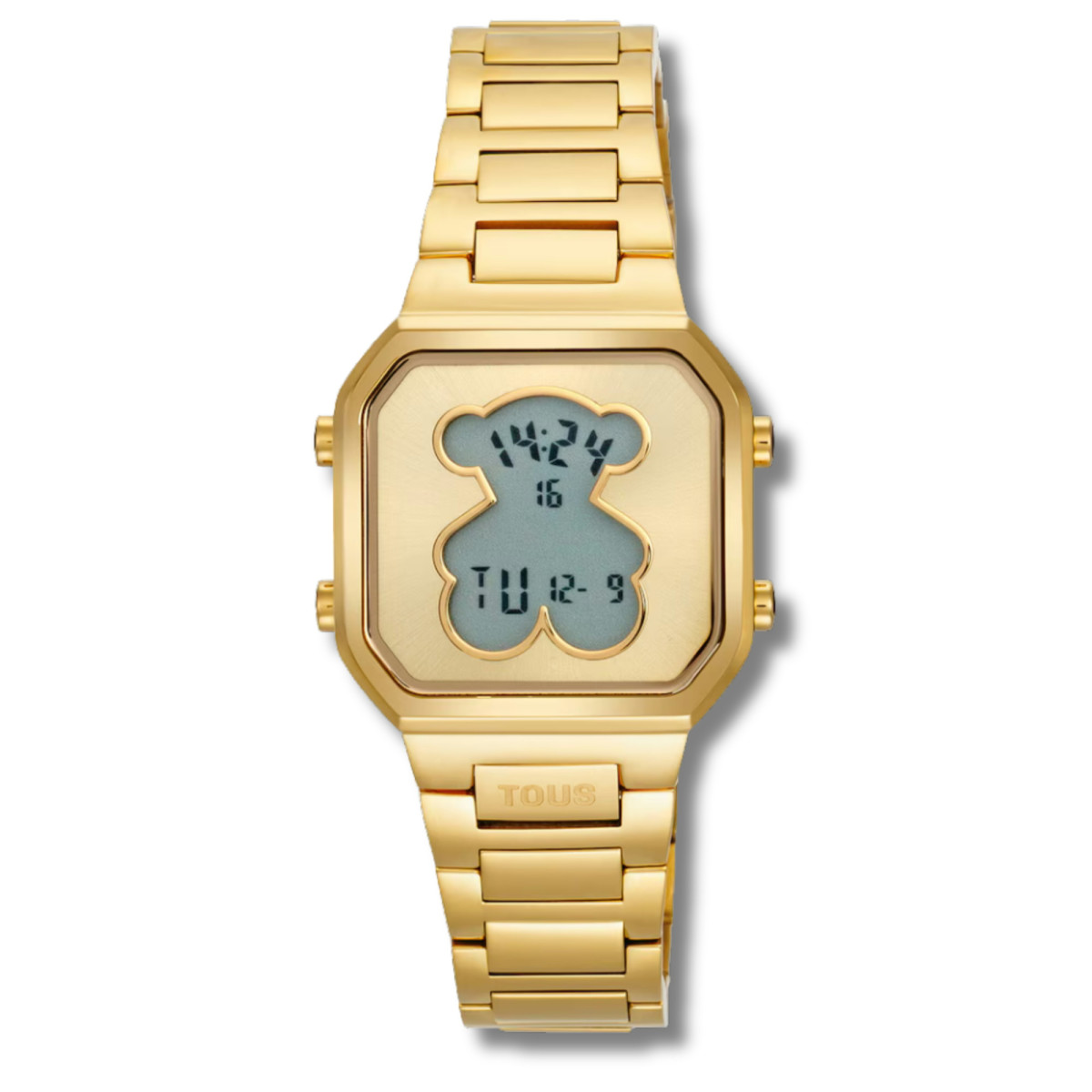 Tous Reloj Digital D-Bear Mini Mujer Acero Inoxidable 27 x 34,5 mm Dorado 3000148200