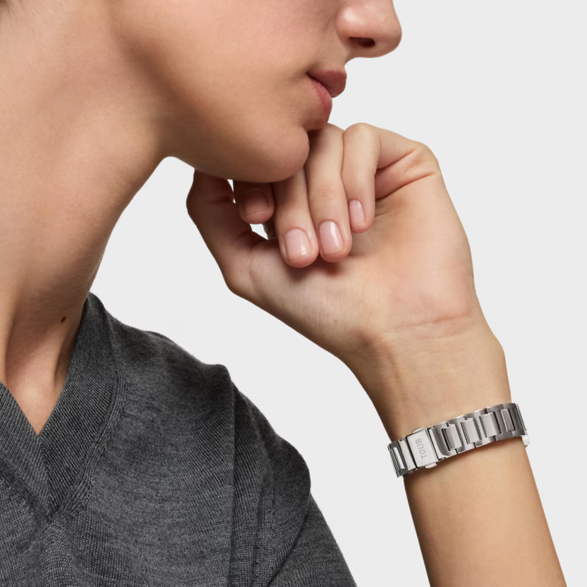 Tous Reloj Digital D-Bear Mini Mujer Acero Inoxidable 27 x 34,5 mm Plata 3000148400