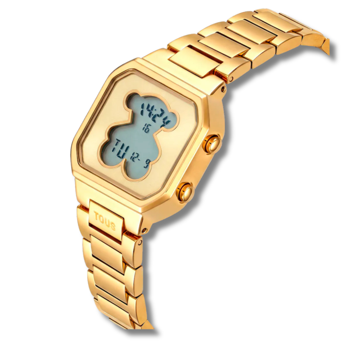 Tous Reloj Digital D-Bear Mini Mujer Acero Inoxidable 27 x 34,5 mm Dorado 3000148200