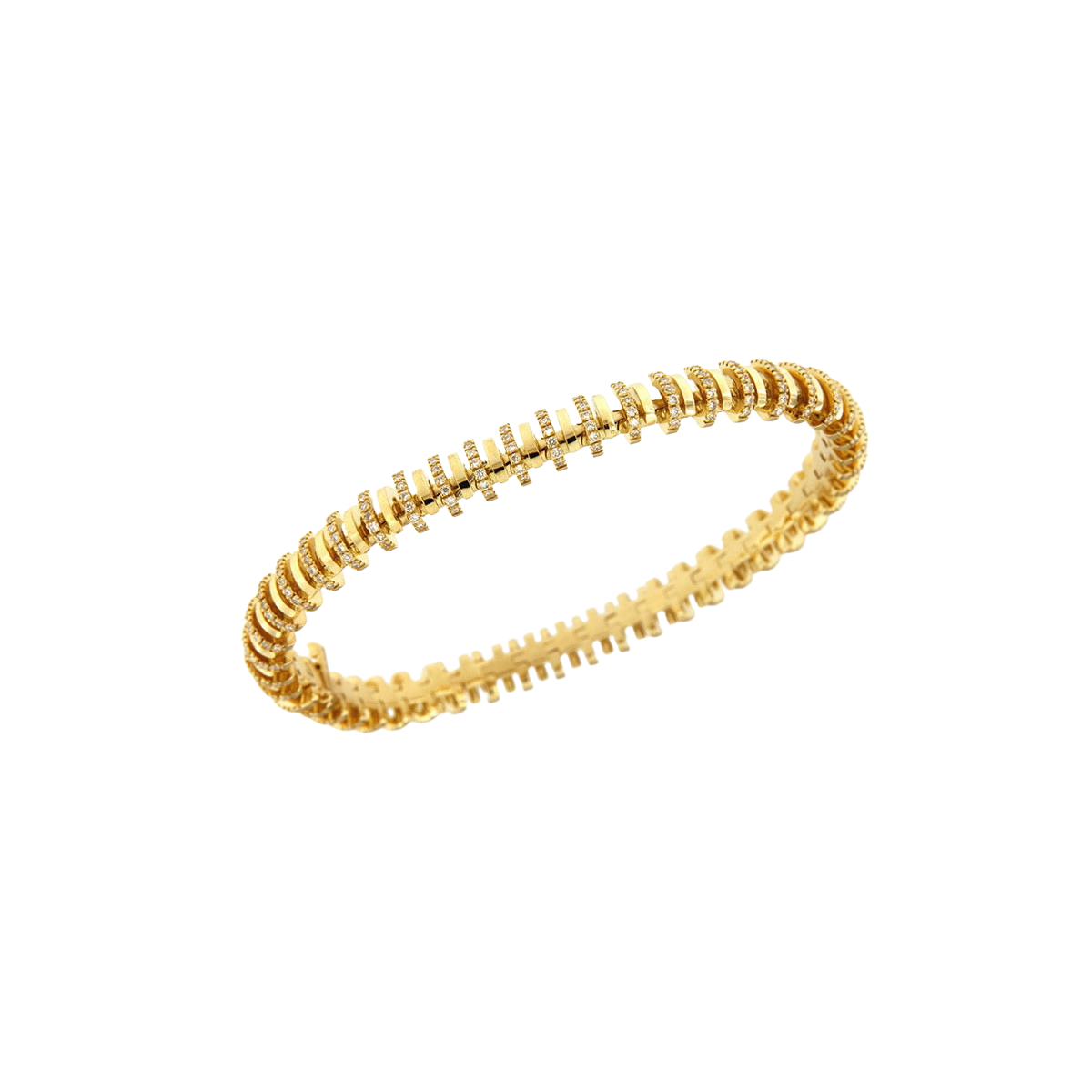 Pulsera de Oro con Barritas y Diamantes BR00249112