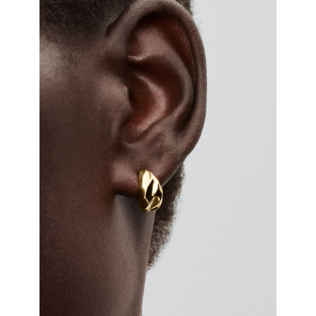 Pendientes de Aro Abiertos Ondulados 263873C00