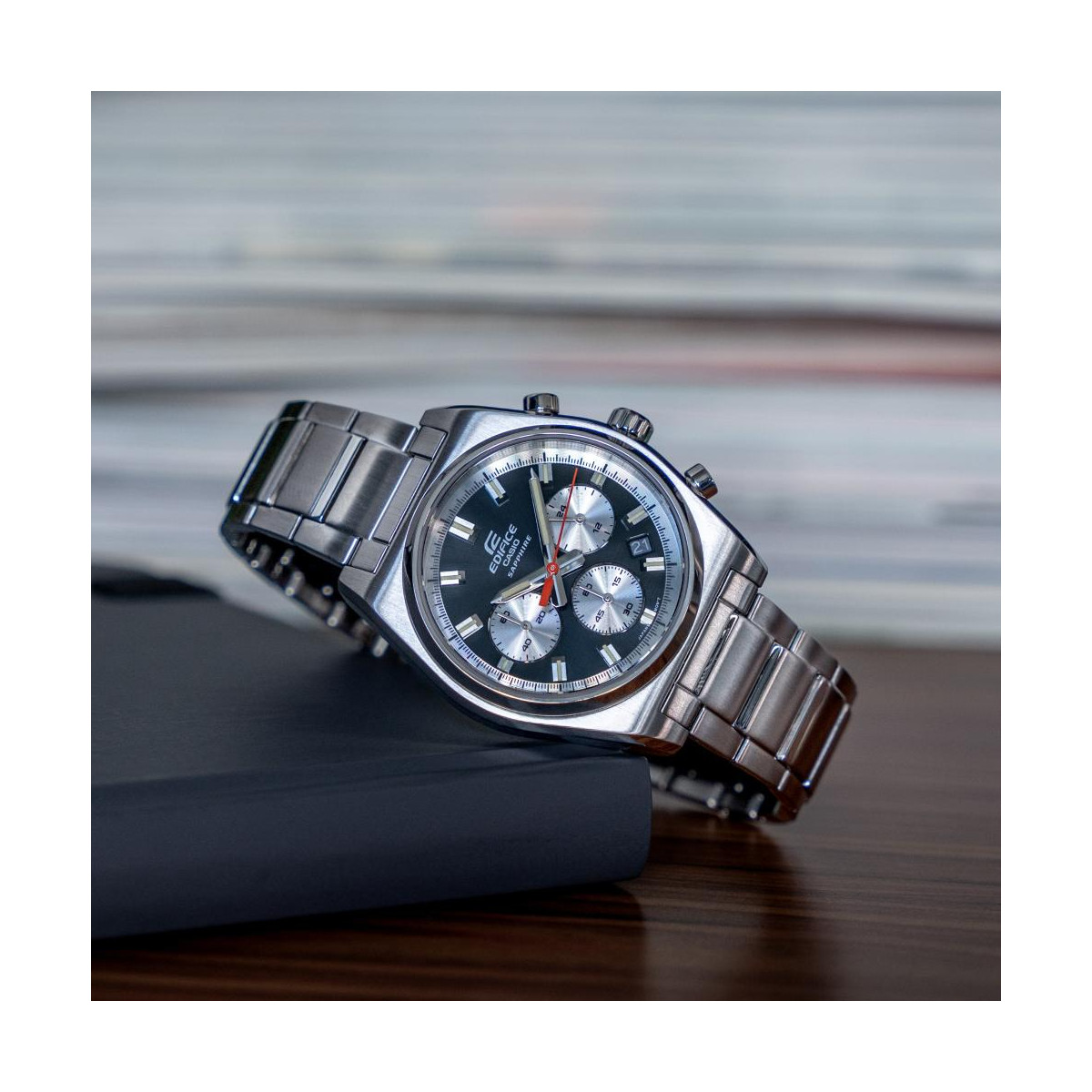 Reloj EDIFICE Deportivo Clásico Cronógrafo EFB-730D-1AVUEF