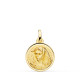 18K MEDALLA ORO AMARILLO VIRGEN MACARENA BISEL 16 MM