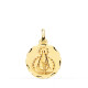 18K MEDALLA ORO AMARILLO VIRGEN DE LA CABEZA TALLADA 18 MM