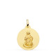 18K MEDALLA ORO AMARILLO VIRGEN INMACULADA MATIZADA LISA 18 MM 18K MEDALLA ORO AMARILLO VIRGEN INMACULADA MATIZADA LISA 18 MM