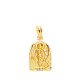 18K MEDALLA ORO AMARILLO CAPILLA ANGEL DE LA GUARDA BORDE TALLADO 18X11 MM 18K MEDALLA ORO AMARILLO CAPILLA ANGEL DE LA GUARDA BORDE TALLADO 18X11 MM