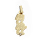 9K COLGANTE ORO AMARILLO MADRE SILUETA 1C GARRA LASER 9K COLGANTE ORO AMARILLO MADRE SILUETA 1C GARRA LASER