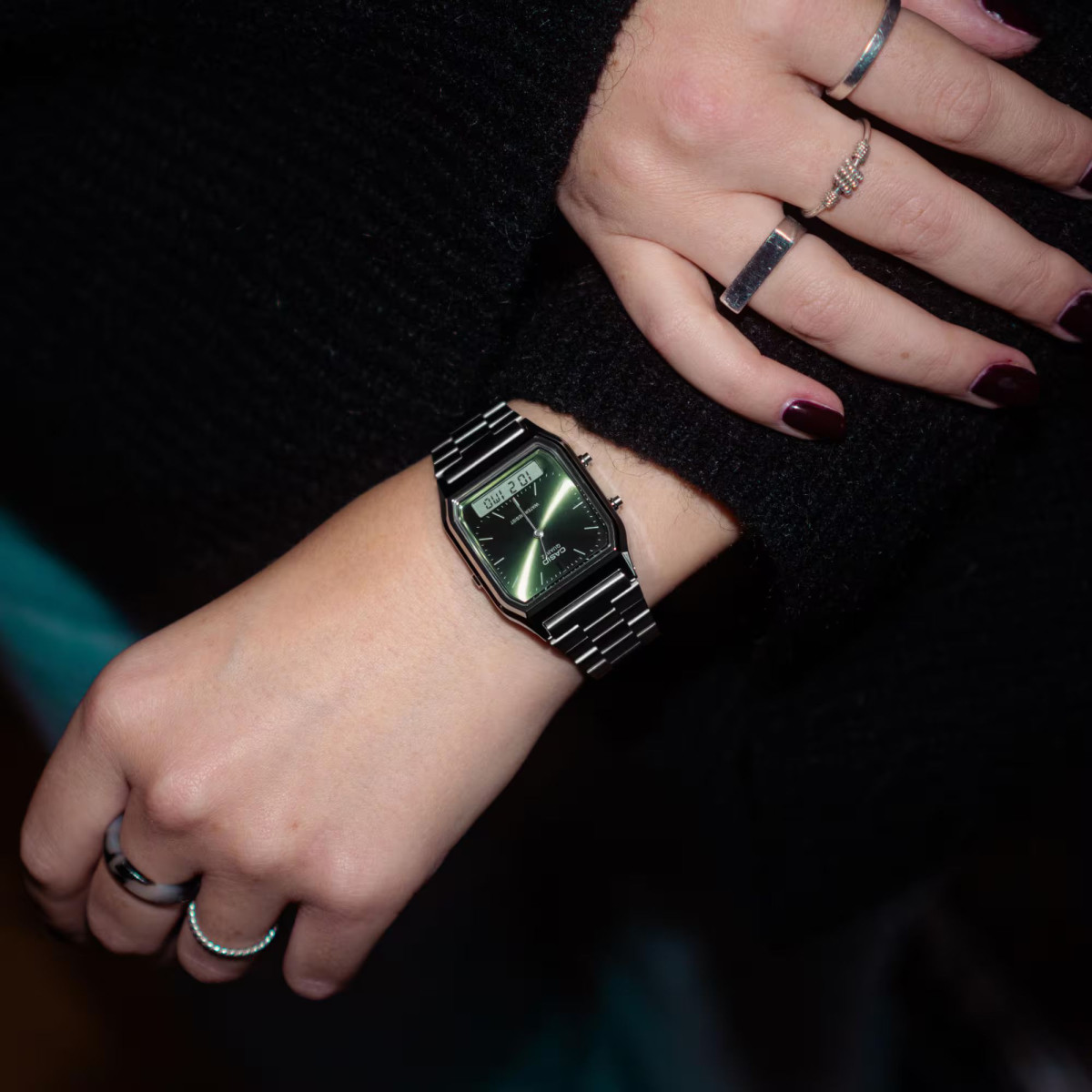 Reloj Casio Vintage Edgy Collection. Verde AQ-230A-3AMQYES