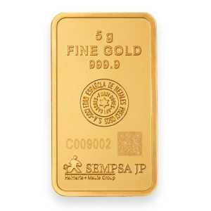 Lingotes Oro SEMPSA JP 5Grs