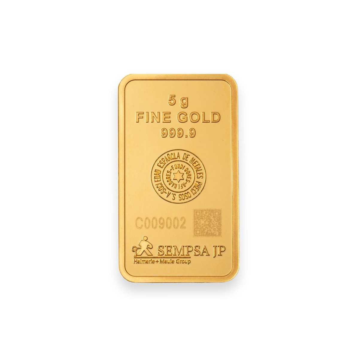 Lingotes Oro SEMPSA JP 100Grs