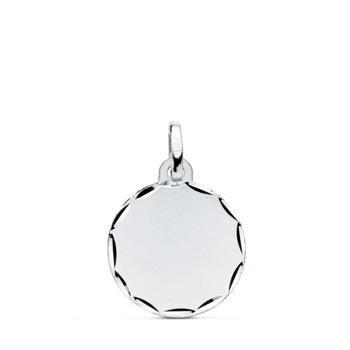 9K DISCO LISO ORO BLANCO ORO BLANCO 16 MM