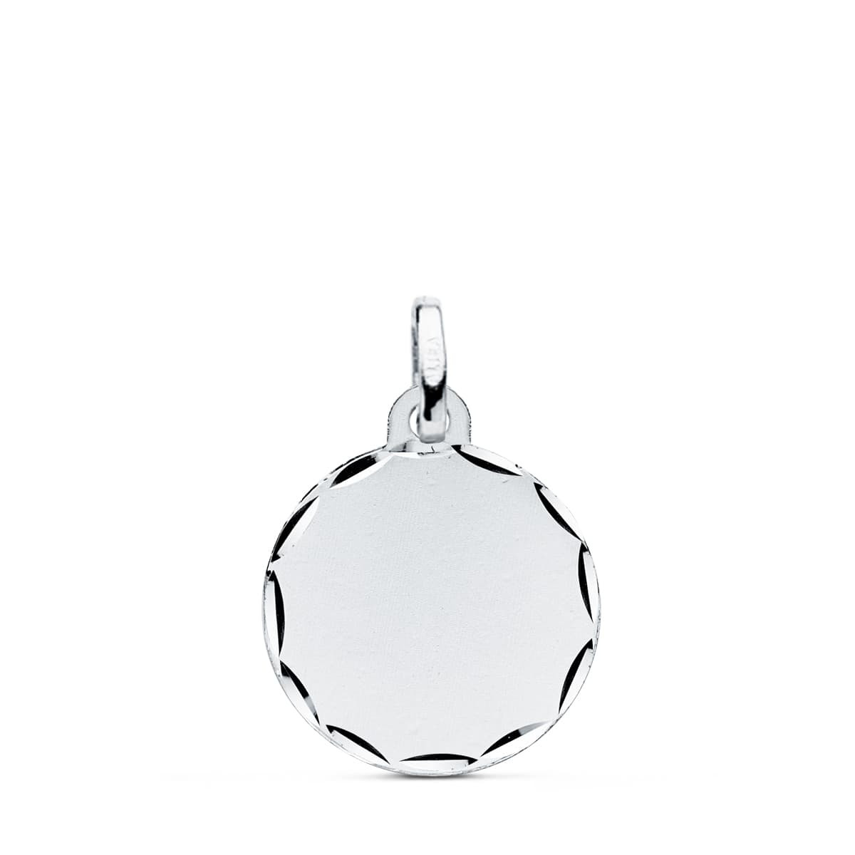 9K DISCO LISO ORO BLANCO ORO BLANCO 16 MM