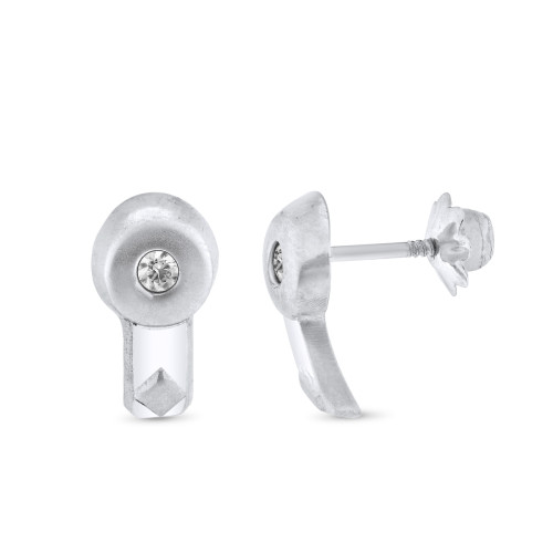 18K PENDIENTES ORO AMARILLO CIRCULO. 11X6 MM CIERRE TUERCA