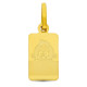 18K PLACA CHAPA ORO AMARILLO BEBE 16X8 MM
