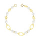 18K PULSERA COMUNION ORO AMARILLO PERLA 5.5 MM 16CM