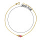 18K PULSERA ORO AMARILLO OSO ESMALTE 18CM