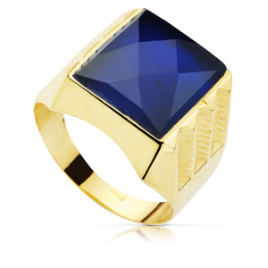 18K SORTIJA ORO BICOLOR CIRCONITAS