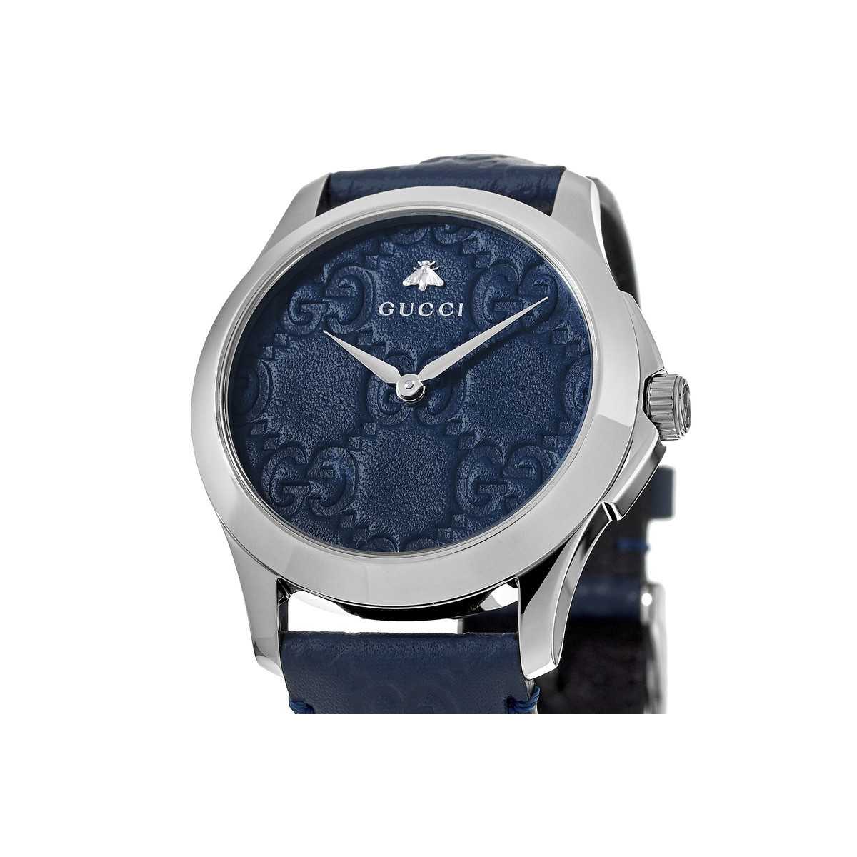 Reloj Gucci G-Timeless Cuero Azul YA1264032