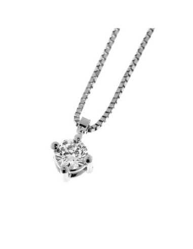 Davite & Delucchi Colgante Oro Blanco 18K Diamante 0,10 ct G SI Mujer CLNS0846410