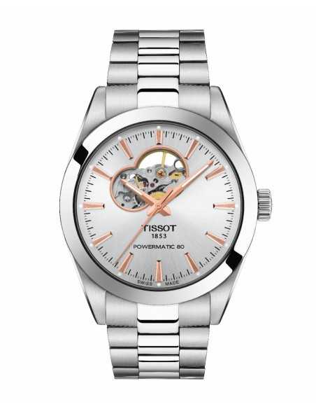Tissot Reloj Gentleman Open Heart Hombre Automático Acero 40 mm T1274071103101