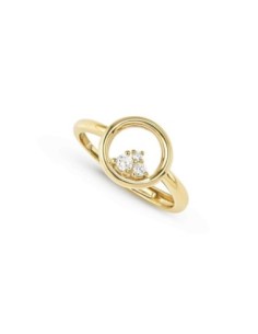Nomination Anillo Dream Beats Círculo Plata Cubic Zirconia Mujer. Dorado 242608/044