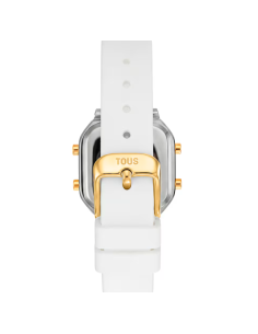 TOUS Xpresurslf Reloj Digital Mujer Blanco Dorado Charms 3000150700 2
