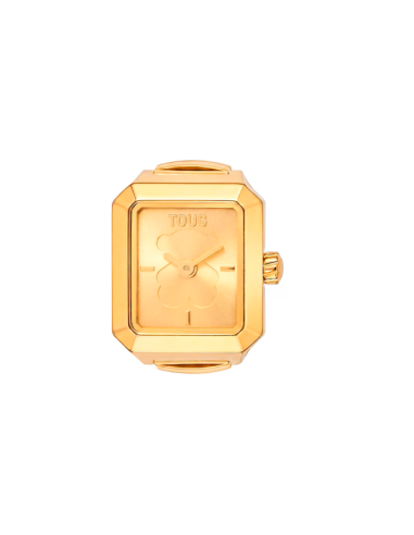TOUS Karat Reloj Anillo Mujer Acero Oro Rosa 18 mm 3000151712